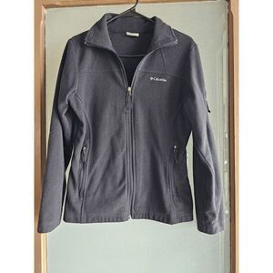 Columbia Women's Fast Trek II Full Zip Fleece Jacket Coat Small Black